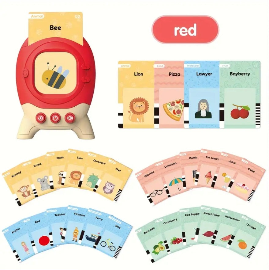 Kids Electronic Cognitive Cards Talking Flash Cards Audio toy
