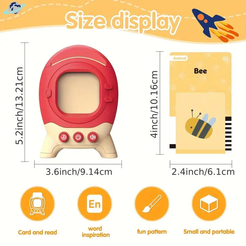 Kids Electronic Cognitive Cards Talking Flash Cards Audio toy